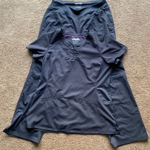 Healing Hands Purple Label Yoga Scrub Set